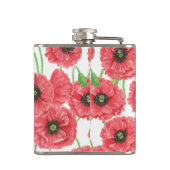 ポピーの花柄 フラスク (裏面)