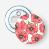 ポピーの花柄 栓抜き (正面)