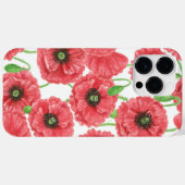 ポピーの花柄 Case-Mate iPhoneケース (裏面 (横))
