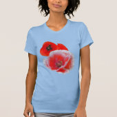 ポピーの花閉じるTシャツ Tシャツ (正面)