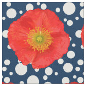 ポピーの花+あなたの背中。&アイディア ファブリック (クローズアップ)