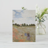 ポピーの野 Claude モネ 招待状 (スタンド正面)