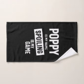 ポピーは私の名前を台無しにするは私のゲーム ハンドタオル (ハンドタオル)