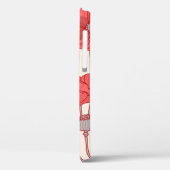 ポピーを使ったシームレスなパターン。  Case-Mate iPhoneケース (裏面 / 左)