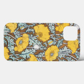 ポピーアートイラストフラワーパターン Case-Mate iPhoneケース (裏面 (横))
