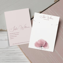 ポピーイヤリング&ネックレスセットジュエリーディスプレイカード