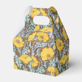 ポピーイラストレーション黄色の花 フェイバーボックス (裏面サイド)