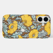 ポピーイラストレーション黄色の花 Case-Mate iPhoneケース (裏面 (横))
