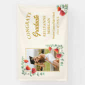 ポピーエレガントフローラ卒業パーティバナー 横断幕 (縦)