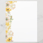 ポピーエレガントフローラ文房具紙 (正面)