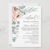ポピーエレガントユーカリ仮想ブライダルシャワー 招待状 (正面)