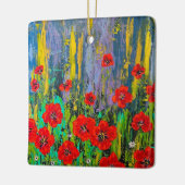 ポピーオーナメント セラミックオーナメント (左)