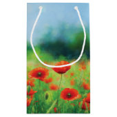 ポピーカラフルズスモール抱き枕付きフィールド スモールペーパーバッグ (裏面)