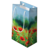 ポピーカラフルズスモール抱き枕付きフィールド スモールペーパーバッグ (裏面アングル)