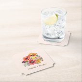 ポピーカラフルズ結婚コースター ペーパーコースター (インサイチュ)