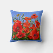 ポピーカラフルフィールド クッション (裏面)