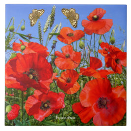 ポピーカラフルフィールド タイル