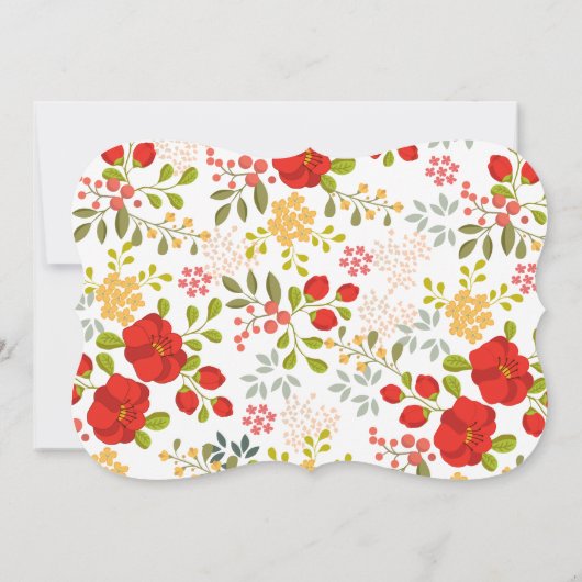 ポピーガーデンフローラマザーズデイブランチ招待状 招待状 (裏面)