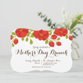ポピーガーデンフローラマザーズデイブランチ招待状 招待状 (スタンド正面)