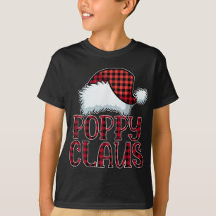 ポピークロースクリスマスパジャマファミリーマッチングクリスマス Tシャツ