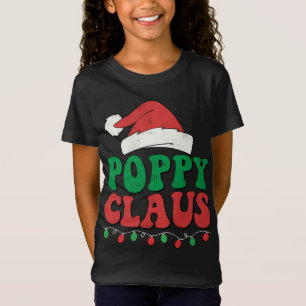 ポピークロースサンタクリスマスライトファミリーマッチング Tシャツ