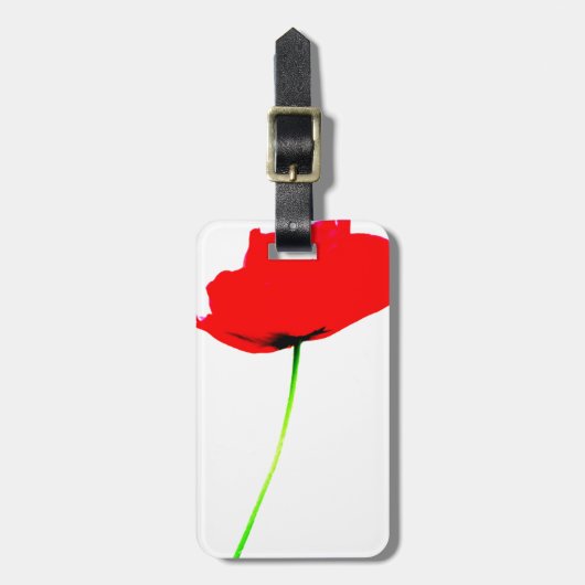ポピーコレクション1 母の日 ラゲッジタグ (正面縦)