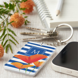 ポピーシックブルーズモノグラム キーホルダー