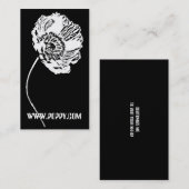 ポピーシンプル 名刺 (正面/裏面)