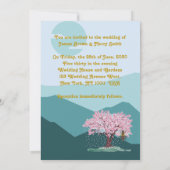 ポピーシーズフラワーズ桜結婚ビー 招待状 (裏面)