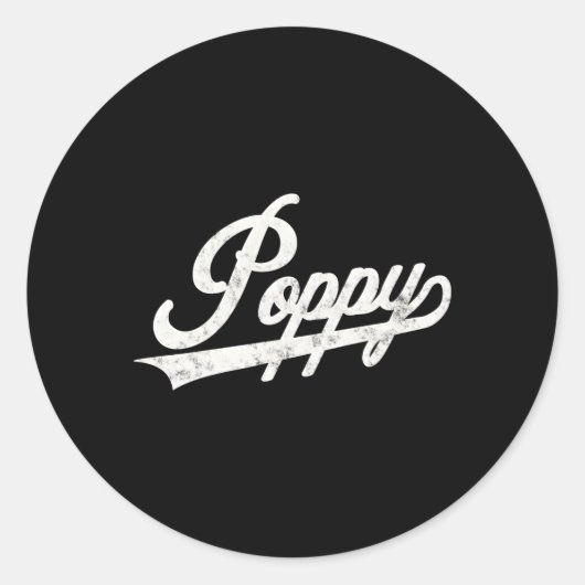 ポピースタイルフェイザーユーロ™S日パパおじいちゃん ラウンドシール (正面)