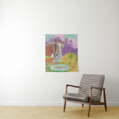 ポピースマイルおもしろい色 タペストリー (インサイチュ)