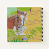 ポピースマイルカラフル、 ノートブック (裏面)