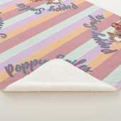 ポピースマイルストライプ シェルパブランケット (3/4)