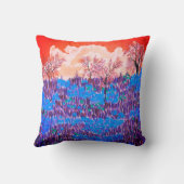 ポピーズインザオリーブグローブ装飾用クッション クッション (裏面)