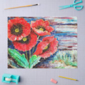 ポピーズウォーターカラーティッシュペーパー 薄葉紙 (クラフト)