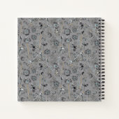 ポピーズウォーターカラーフローラベッドブレックファーストゲストブック ノートブック (裏面)