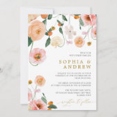 ポピーズフラワーズ結婚式招待状 招待状 (正面)