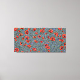 ポピーズブルーチョウ キャンバスプリント