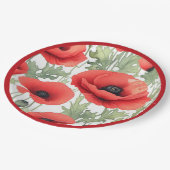 ポピーデイ紙プレート ペーパープレート (アングル)