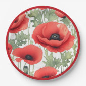 ポピーデイ紙プレート ペーパープレート (正面)