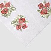 ポピーデザインオンティッシュペーパー 薄葉紙 (詳細)