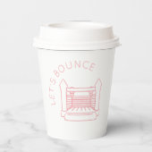 ポピーバウンスハウス「レッツバウンス」紙杯 紙コップ (裏面)