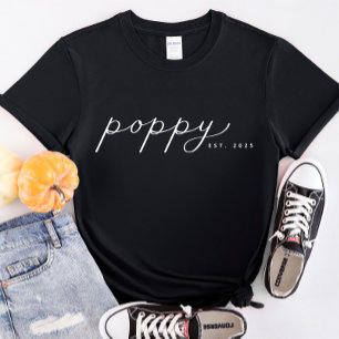 ポピーパーソナライズされたの祖父母Tシャツ Tシャツ