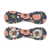 ポピーパーソナライズされたパタン写真母の日 野球ボール (パネル)