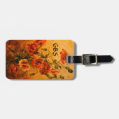 ポピービクトリアンズ絵画ラベル(モノグラカスタムム付) ラゲッジタグ (正面横)