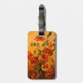 ポピービクトリアンズ絵画ラベル(モノグラカスタムム付) ラゲッジタグ (裏面縦)