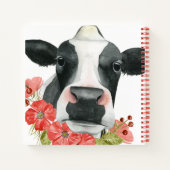 ポピーファーム – 牛と花 ノートブック (裏面)