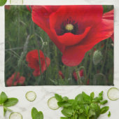 ポピーフィールドキッチンタオル/ティータオル キッチンタオル (折り畳み)