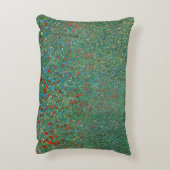 ポピーフィールドバイグスタフクリムト、ヴィンテージアールヌーボー アクセントクッション (裏面(縦))