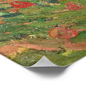 ポピーフィールドヴィンセントゴッホ ポスター (角)